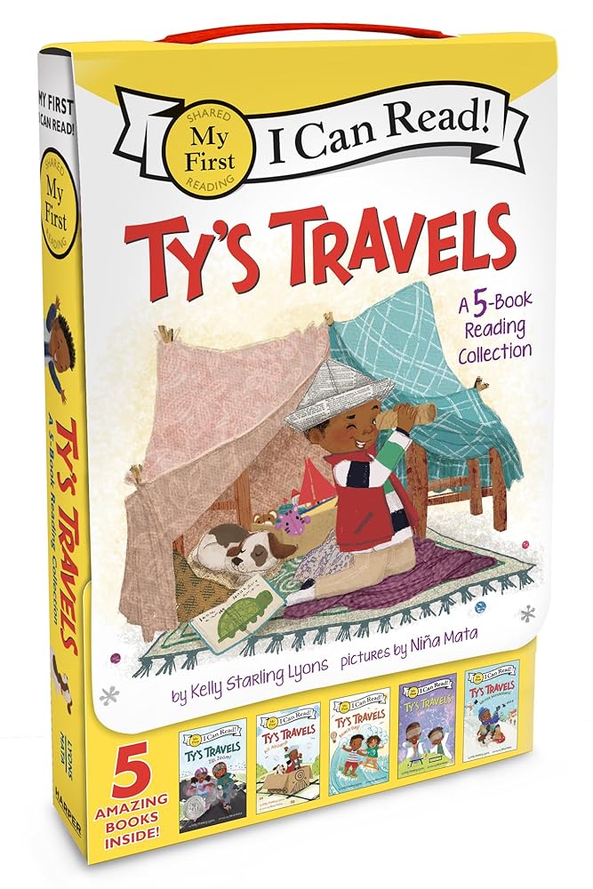 Ty’s Travels: A 5-Book Reading Collection: Zip, Zoom!, All Aboard!, Beach Day!, Lab Magic, Winter Wonderland (My First I Can Read) cover image