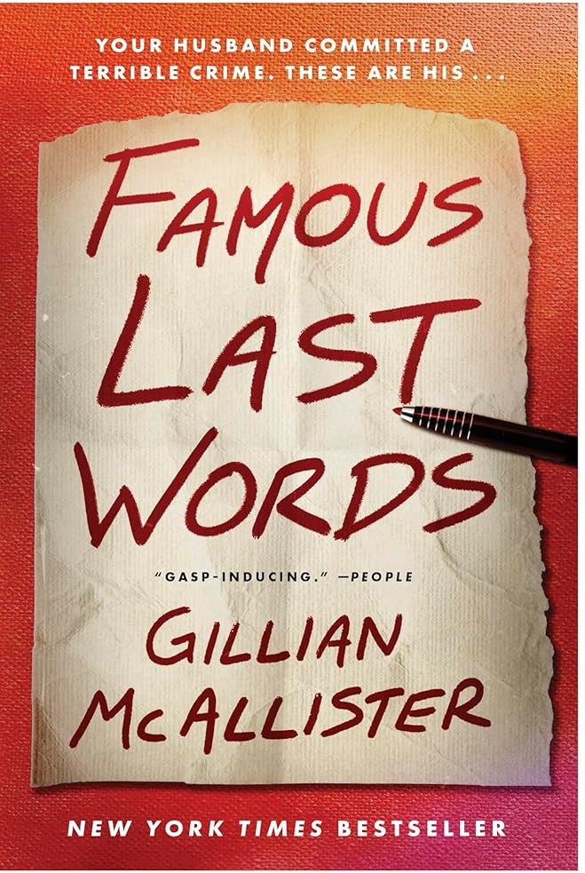 Famous Last Words: A Novel cover image