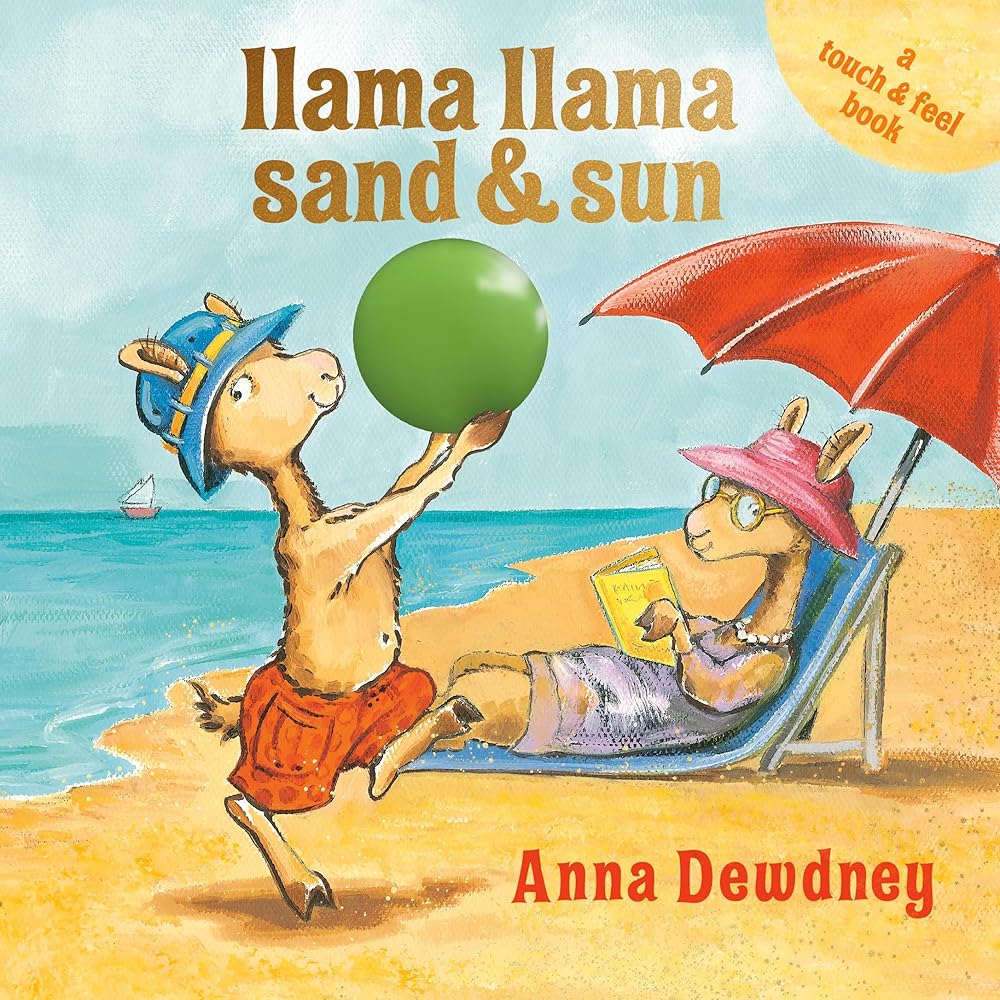 Llama Llama Sand and Sun: A Touch & Feel Book cover image