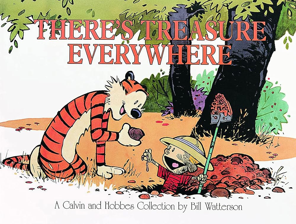 There's Treasure Everywhere--A Calvin and Hobbes Collection (Volume 15) cover image