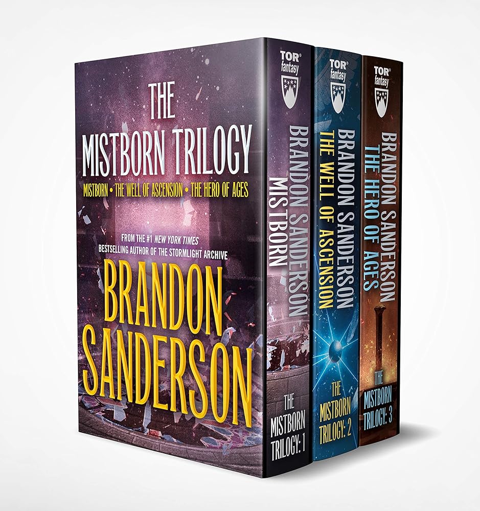 Mistborn Boxed Set I: The Well of Ascension, Hero of Ages (The Mistborn Saga) cover image