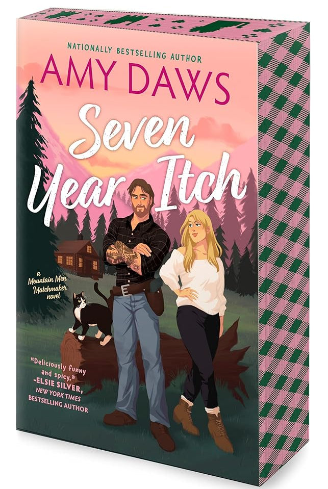 Seven Year Itch: A Steamy Small-Town Rivals-to-Lovers Romance Filled with Witty Banter and Unlikely Romance at a Destination Wedding (Mountain Men Matchmaker, 2) cover image