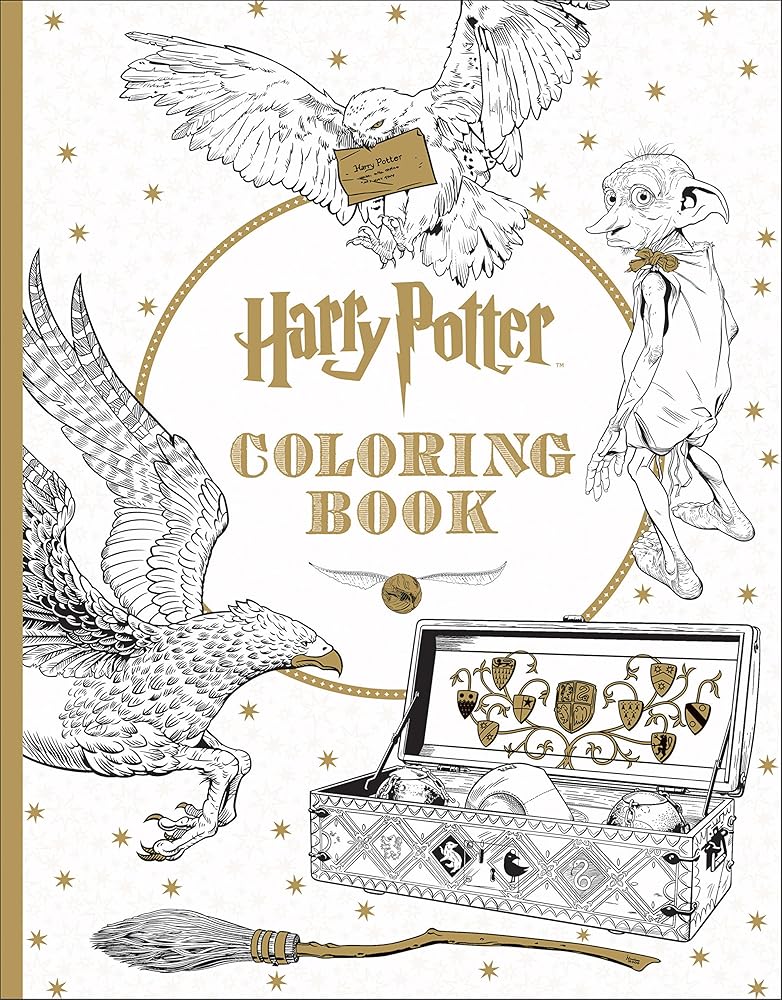 Harry Potter Coloring Book cover image