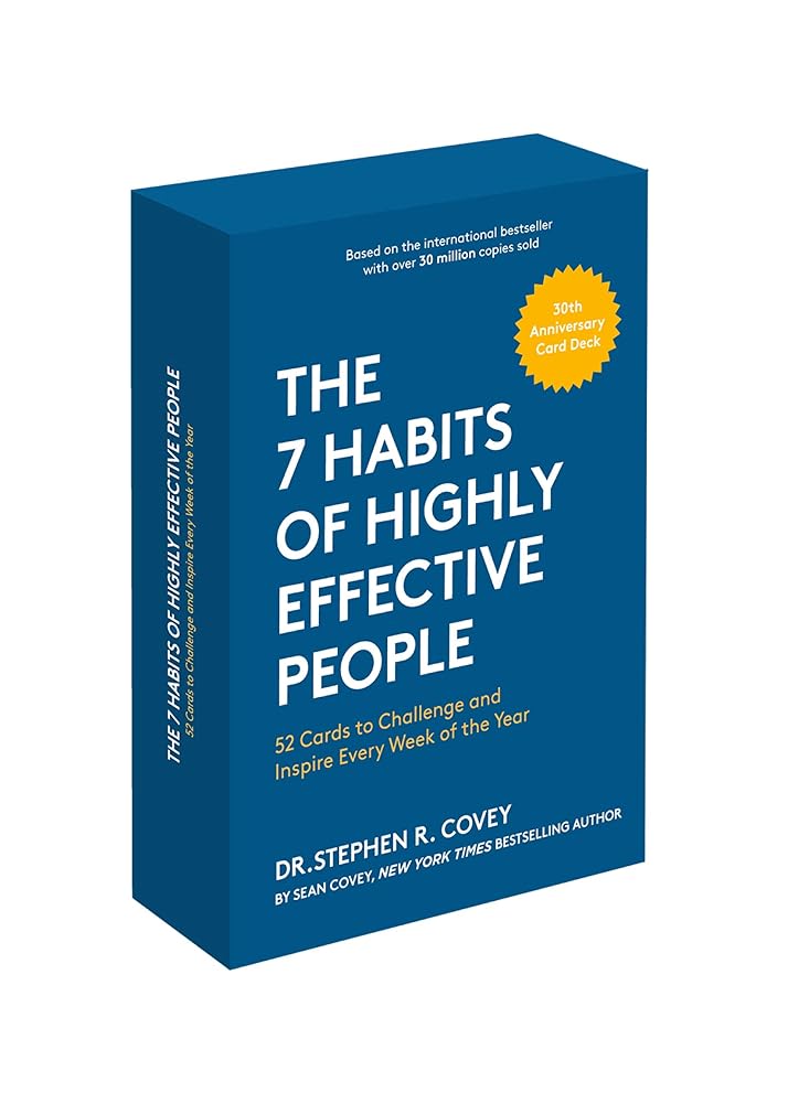 The 7 Habits of Highly Effective People: 30th Anniversary Card Deck (The Official 7 Habits Card Deck) cover image