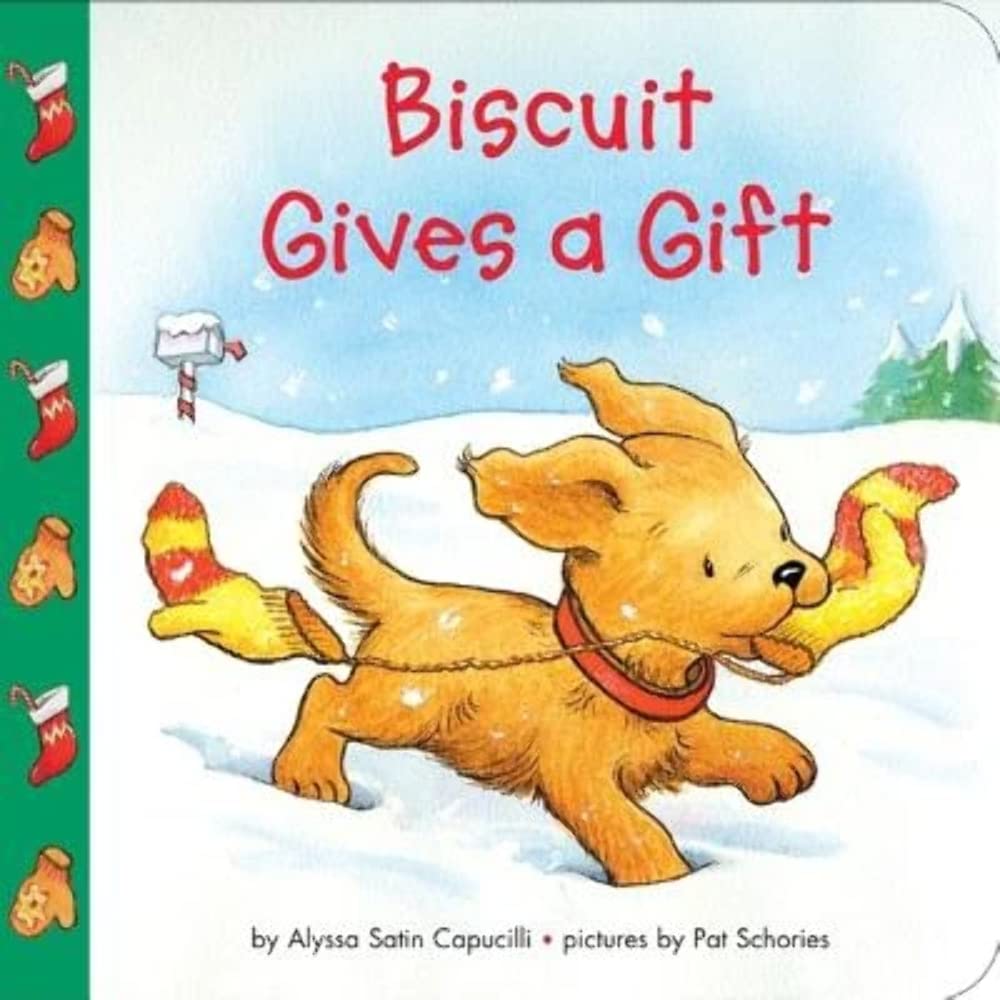 Biscuit Gives a Gift: A Christmas Holiday Book for Kids cover image