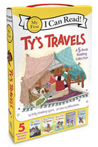 Ty’s Travels: A 5-Book Reading Collection: Zip, Zoom!, All Aboard!, Beach Day!, Lab Magic, Winter Wonderland (My First I Can Read) cover image