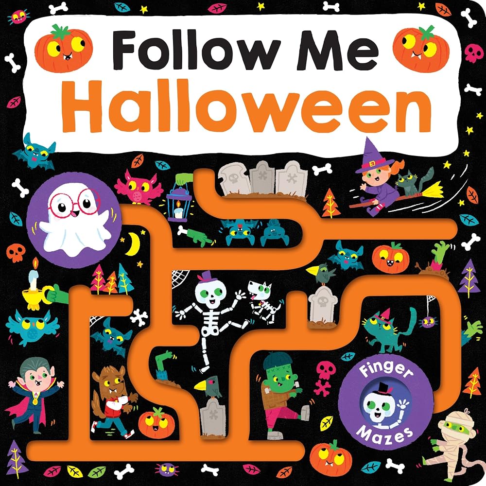 Follow Me Maze Books: Halloween cover image