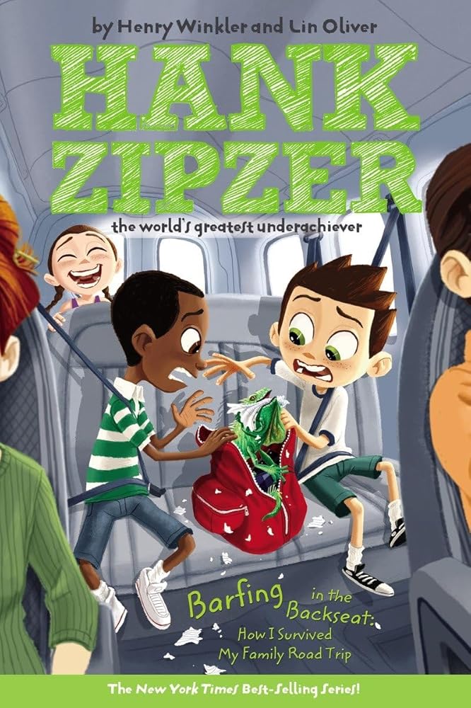 Barfing in the Backseat #12: How I Survived My Family Road Trip (Hank Zipzer) cover image
