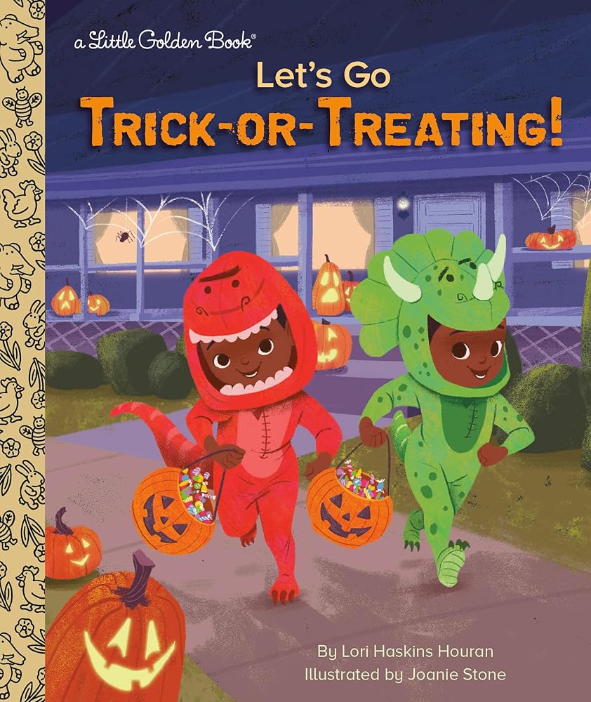 Let's Go Trick-or-Treating!: A Halloween Book for Kids and Toddlers (Little Golden Book) cover image