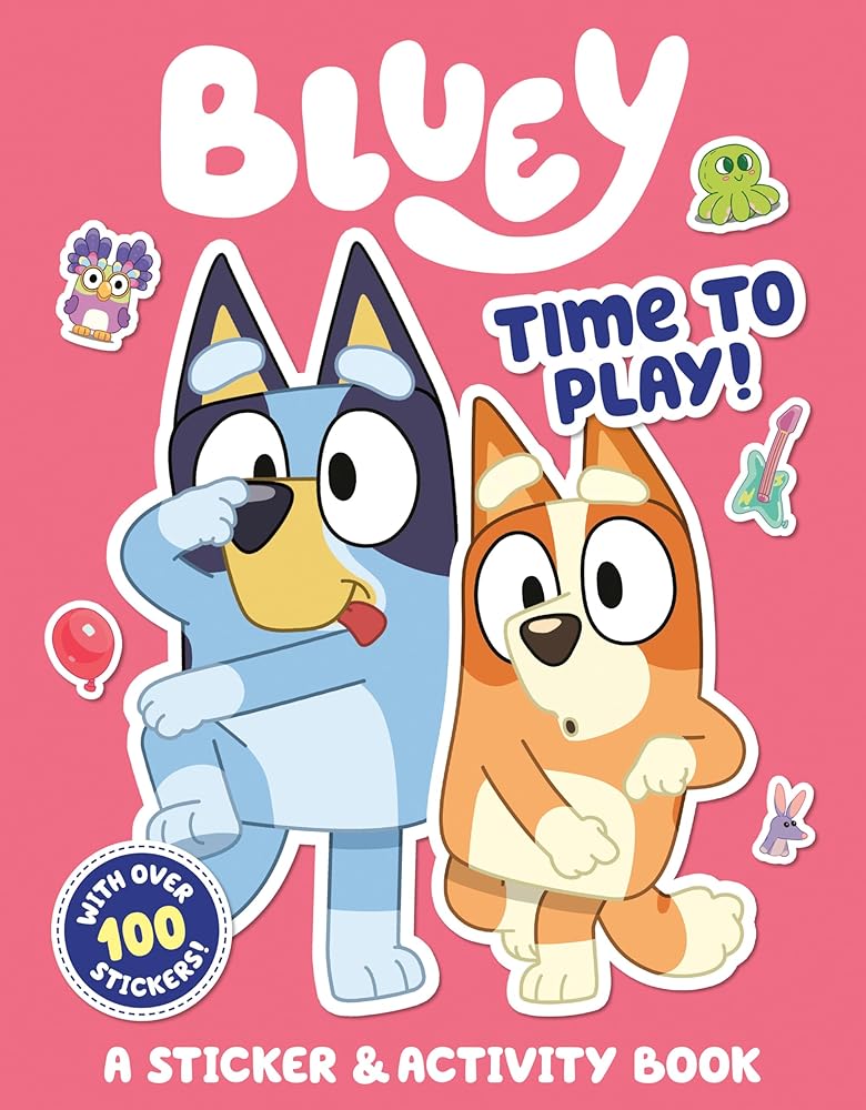 Bluey: Time to Play!: A Sticker & Activity Book cover image