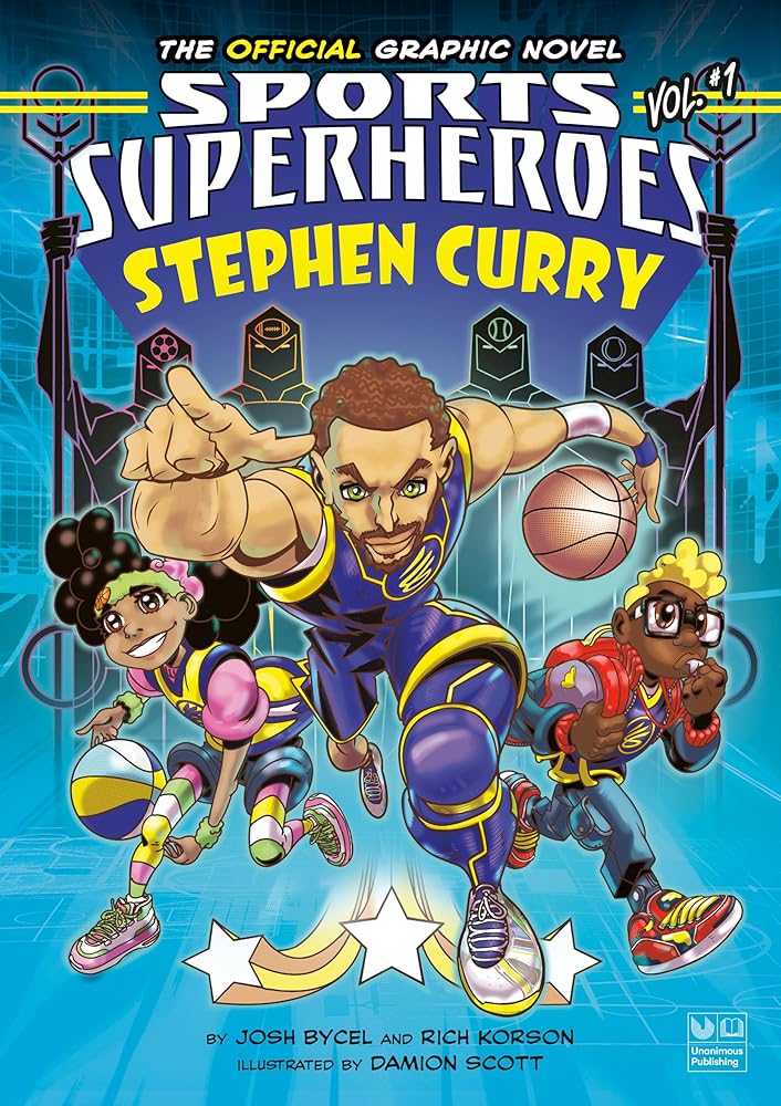 Stephen Curry: The Official Graphic Novel (Stephen Curry Sports Superheroes) cover image