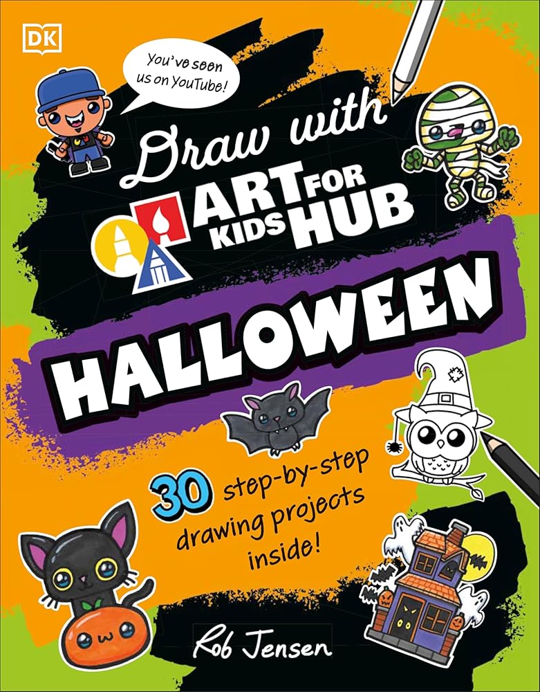 Draw with Art for Kids Hub Halloween cover image