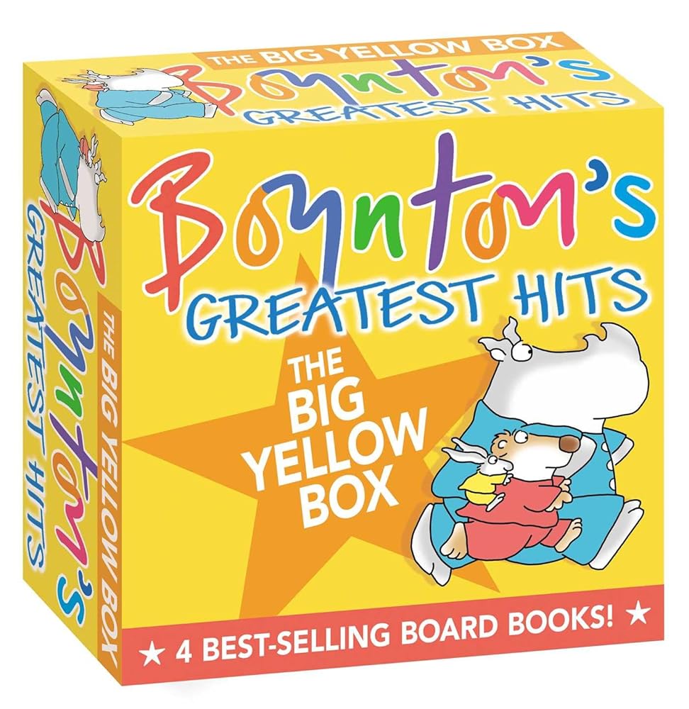 Boynton's Greatest Hits The Big Yellow Box (Boxed Set): The Going to Bed Book; Horns to Toes; Opposites; But Not the Hippopotamus cover image