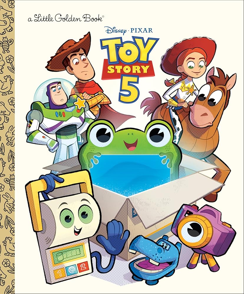 Disney and Pixar Toy Story 5 Little Golden Book cover image