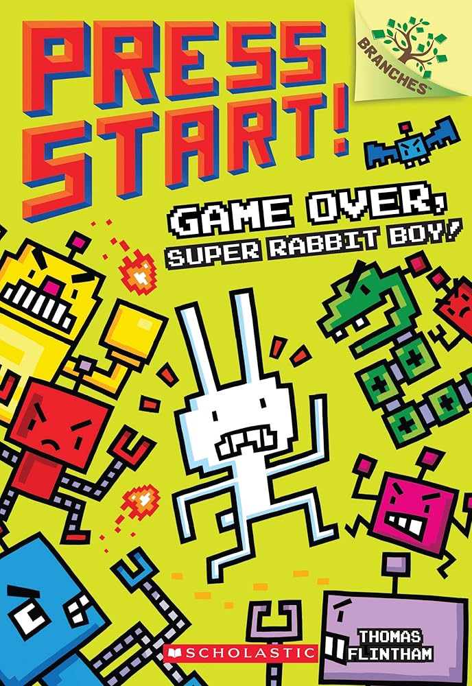 Game Over, Super Rabbit Boy!: A Branches Book (Press Start! #1) (1) cover image