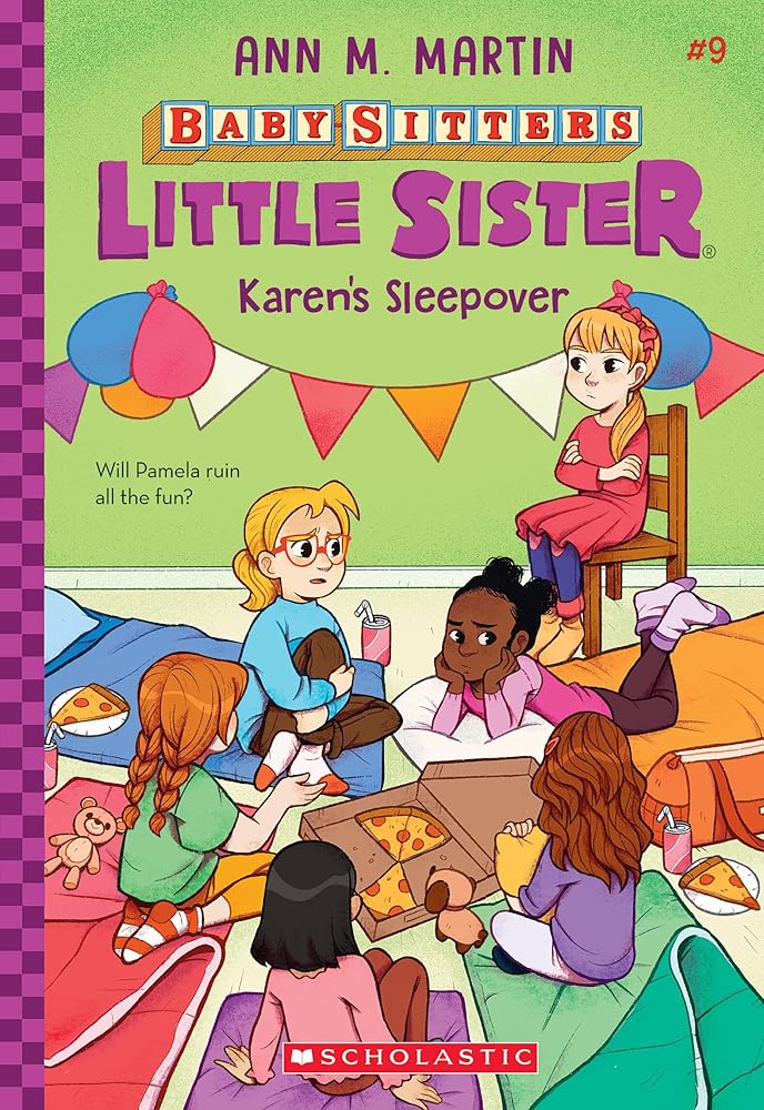 Karen's Sleepover (Baby-Sitters Little Sister #9) cover image