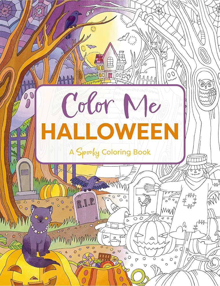 Color Me Halloween: A Spooky Coloring Book (Color Me Coloring Books) cover image
