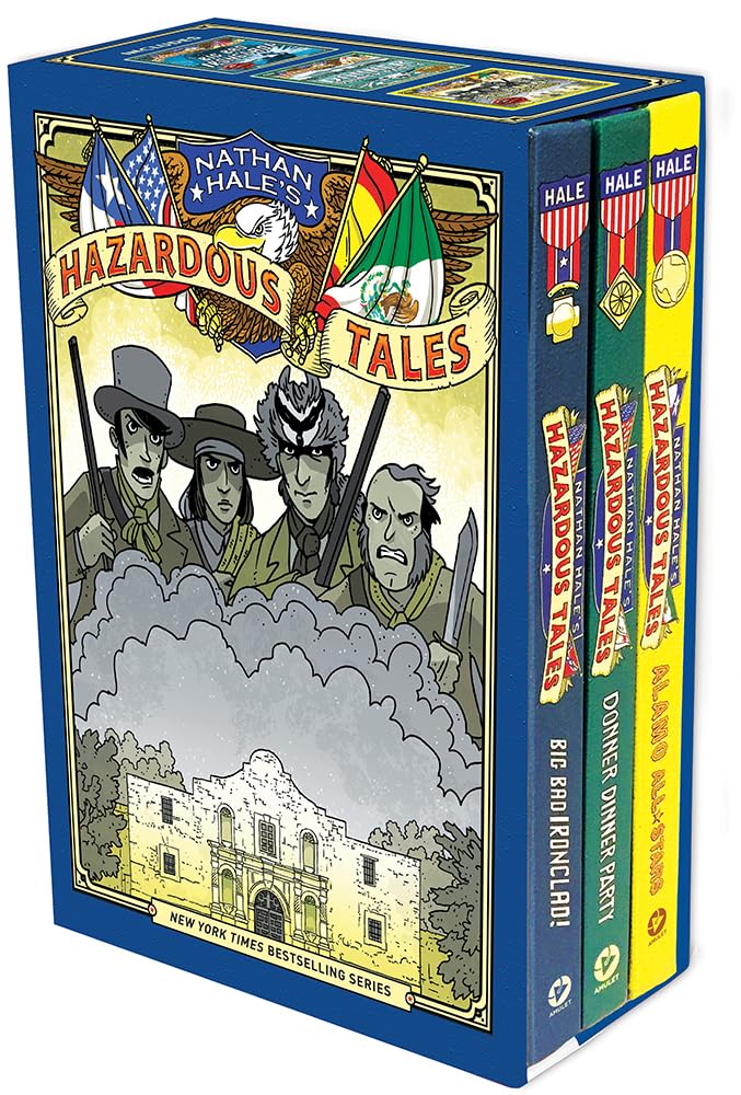 Nathan Hale's Hazardous Tales Second 3-Book Box Set: A Graphic Novel Collection cover image