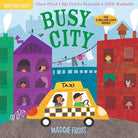 Indestructibles: Busy City: Chew Proof · Rip Proof · Nontoxic · 100% Washable (Book for Babies, Newborn Books, Safe to Chew) cover image