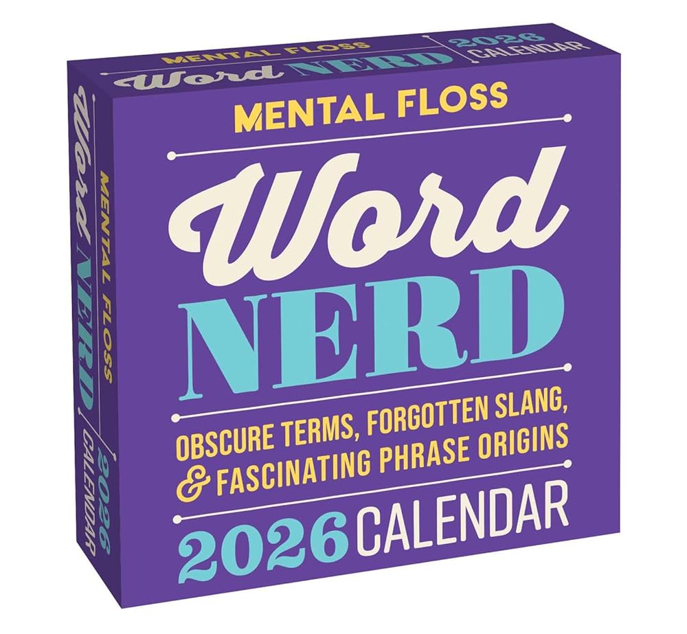 Word Nerd 2026 Calendar: Obscure Forgotten Slang & Fascinating Phrase Origins cover image