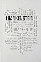 Frankenstein (Word Cloud Classics) cover image