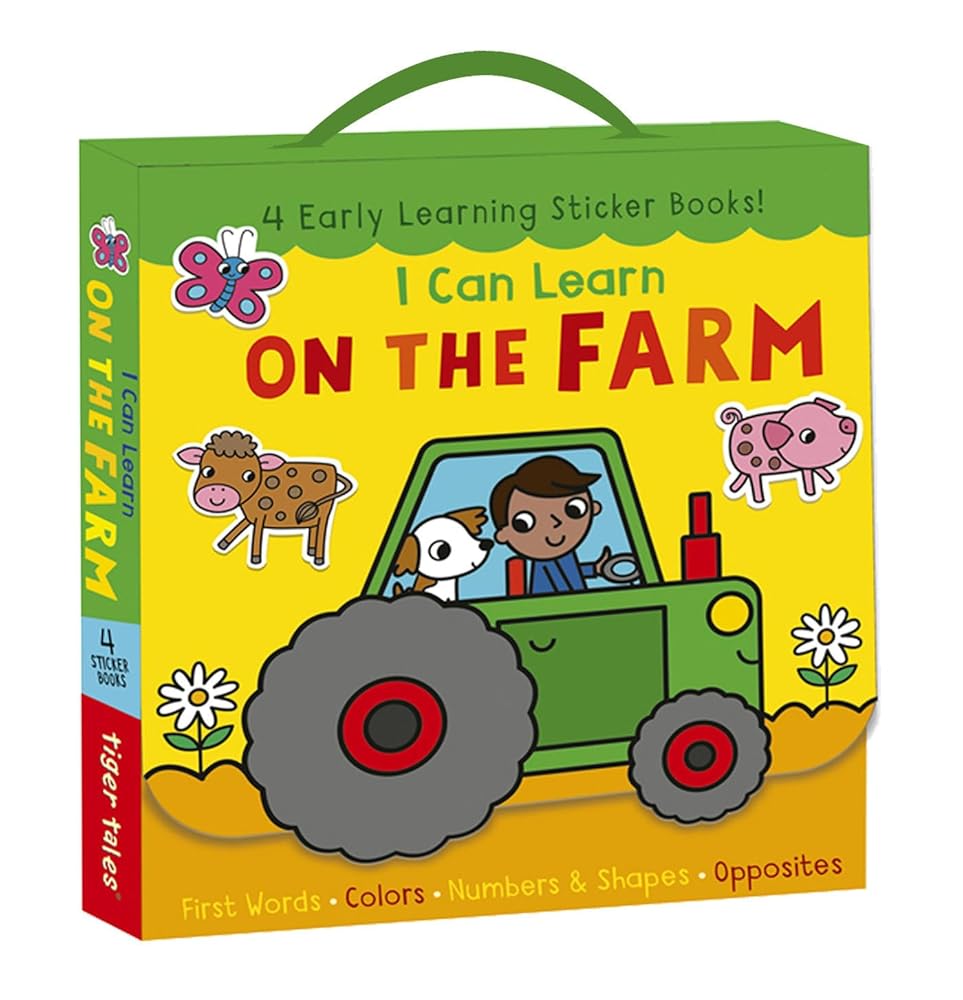 I Can Learn On the Farm: First Words, Colors, Numbers and Shapes, Opposites cover image