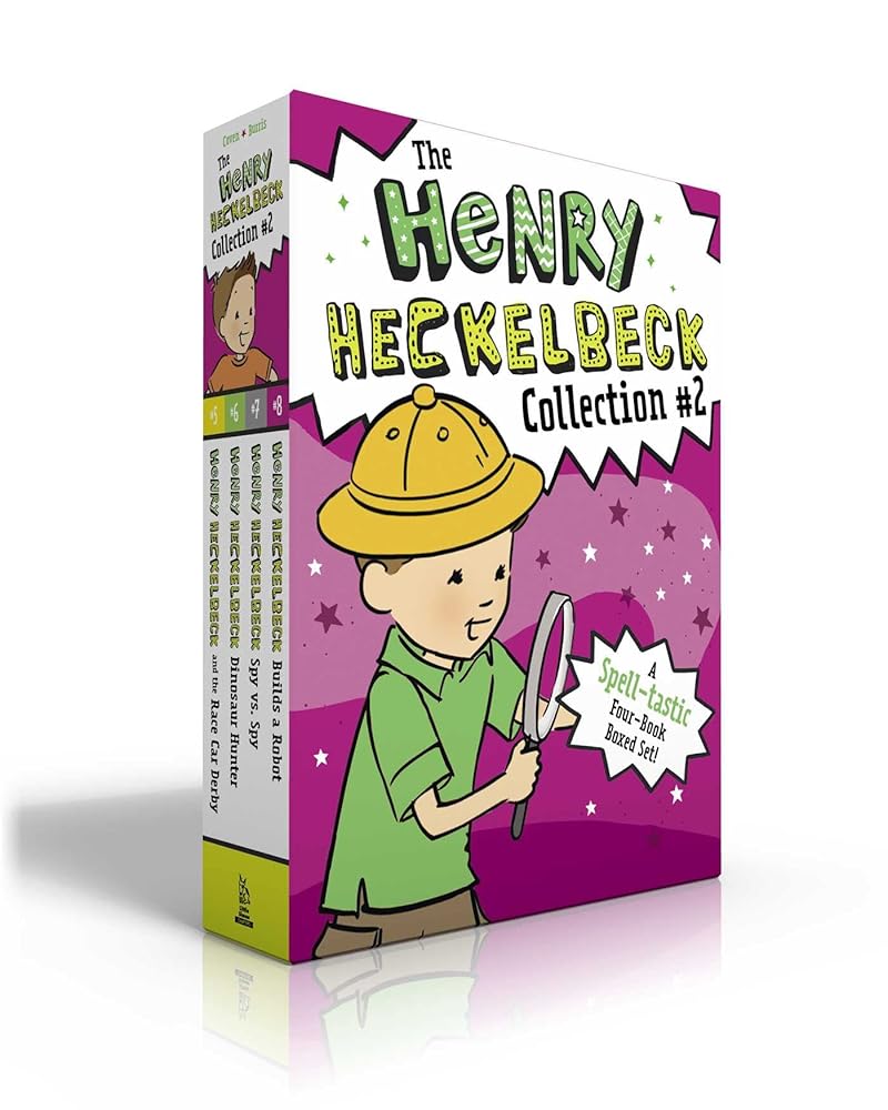 The Henry Heckelbeck Collection #2 (Boxed Set): Henry Heckelbeck and the Race Car Derby; Henry Heckelbeck Dinosaur Hunter; Henry Heckelbeck Spy vs. Spy; Henry Heckelbeck Builds a Robot cover image