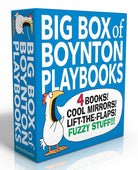 Big Box of Boynton Playbooks (Boxed Set): Dinosaur's Binkit; Hey! Look at You!; Fuzzy Fuzzy Fuzzy!; Hey! What's That? cover image