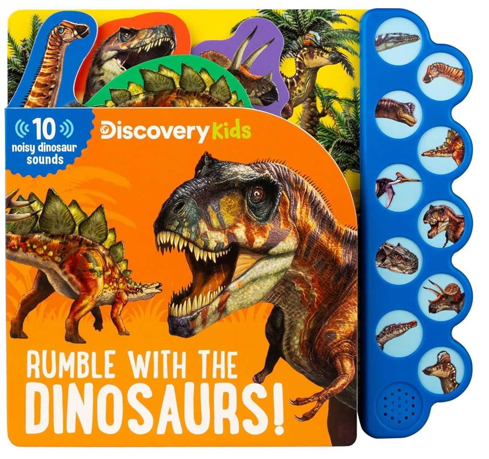 Discovery Kids: Rumble with the Dinosaurs (10-Button Sound Books) cover image