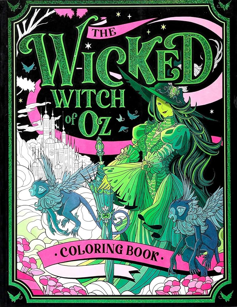 The Wicked Witch of Oz Coloring Book cover image