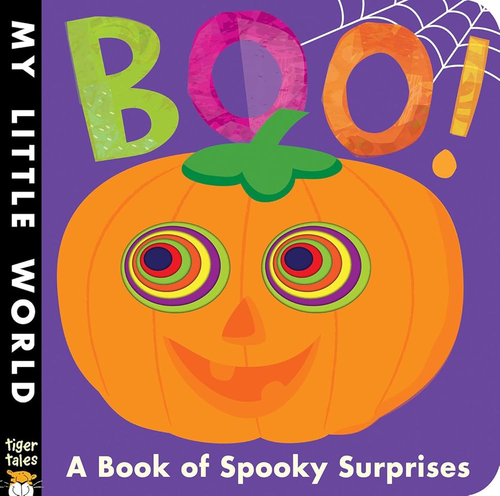 Boo!: A Book of Spooky Surprises (My Little World) cover image