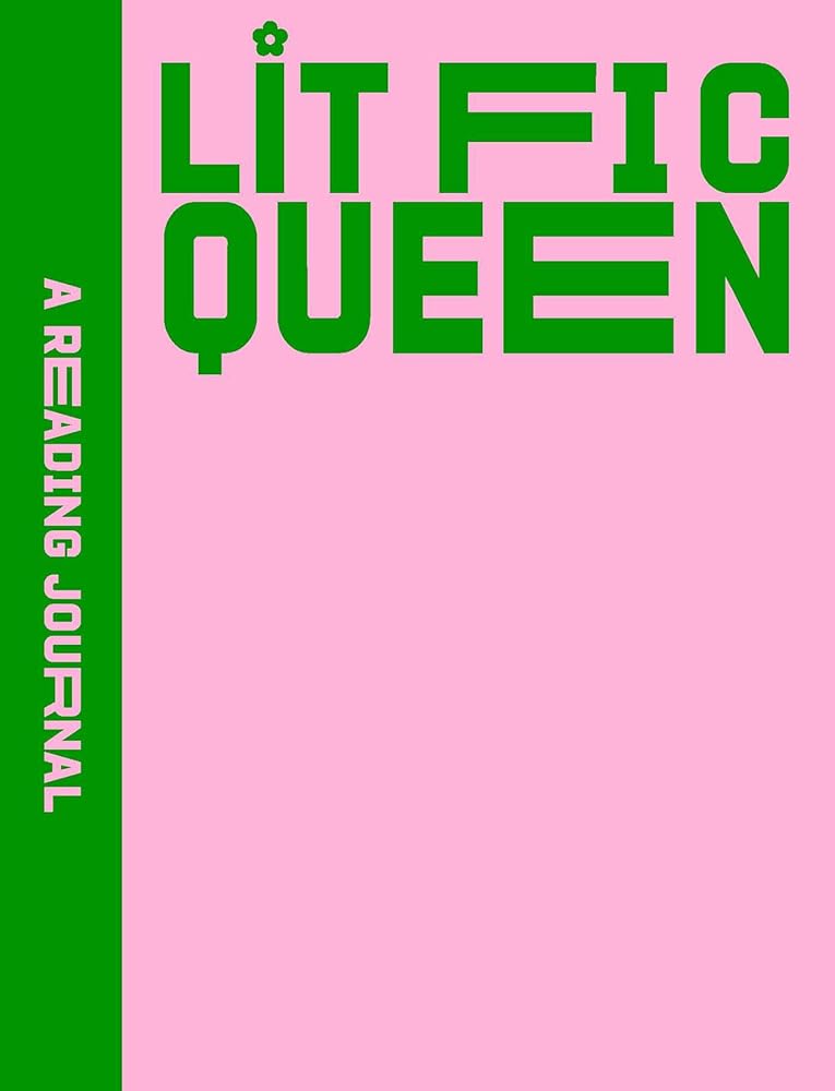 A Reading Journal: Lit Fic Queen: Classics reading journal, Book review log, Track your reading progress, A5 Reading Log Notebook cover image