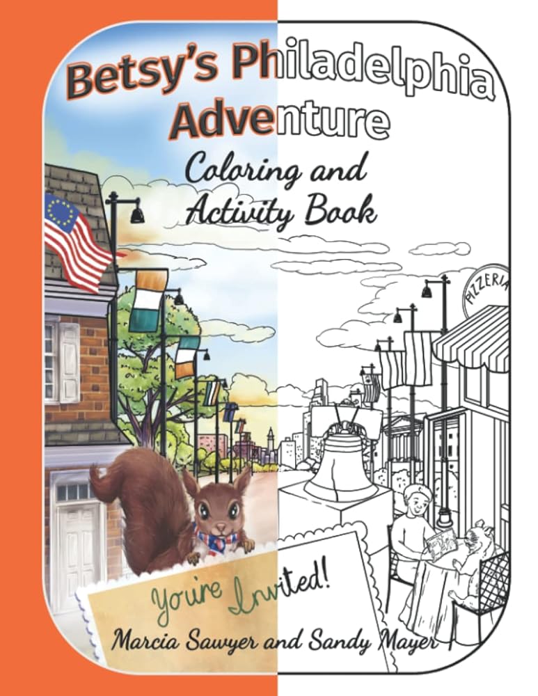 Betsy's Philadelphia Adventure Coloring and Activity Book cover image