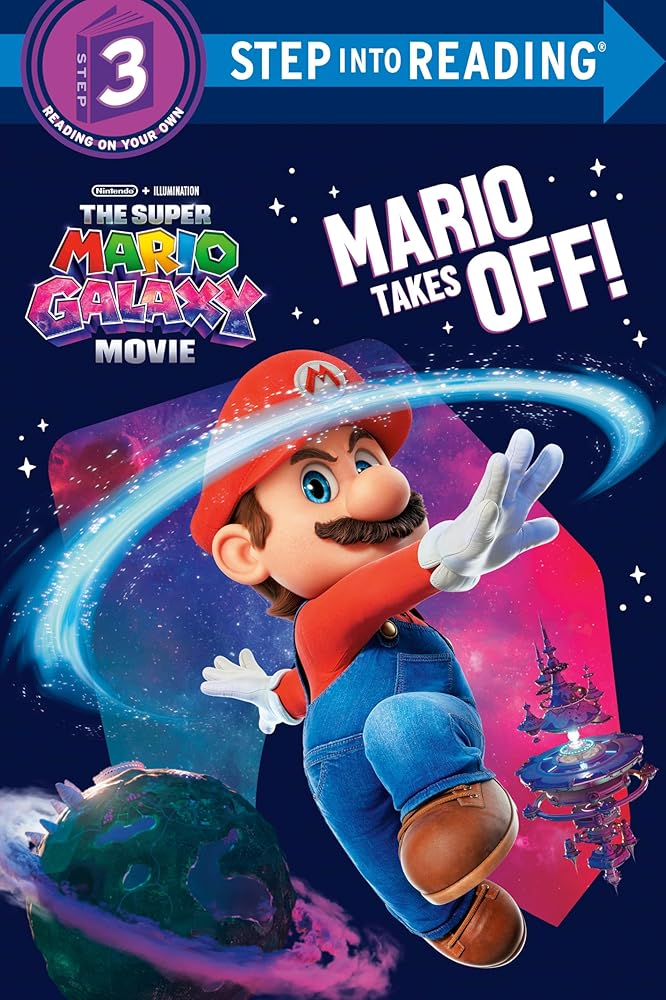 The Super Mario Galaxy Movie: Mario Takes Off! (Step into Reading) cover image