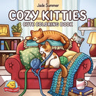 Cozy Kitties: Cute Coloring Book (The Comfy Series) cover image